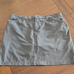 Eddie Bauer Women's Gray Mini Skort